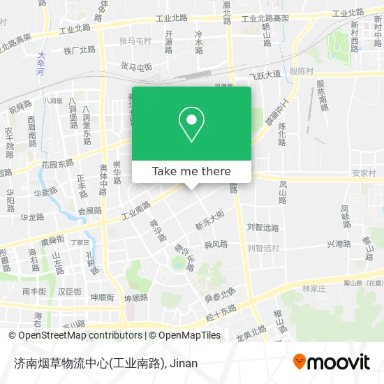 济南烟草物流中心(工业南路) map