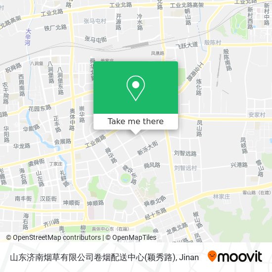 山东济南烟草有限公司卷烟配送中心(颖秀路) map
