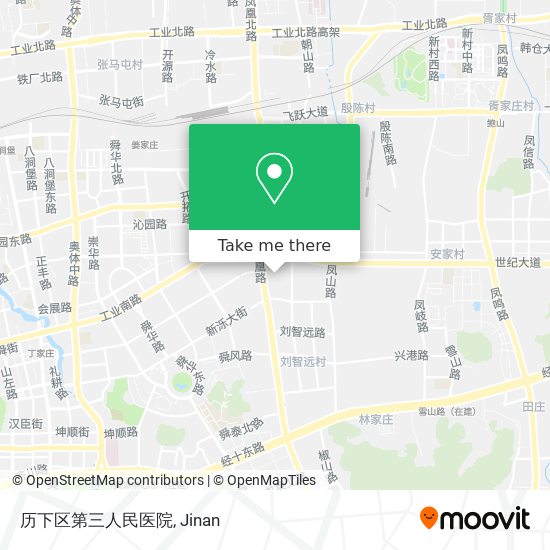 历下区第三人民医院 map