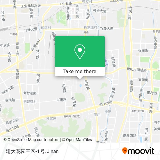 建大花园三区-1号 map