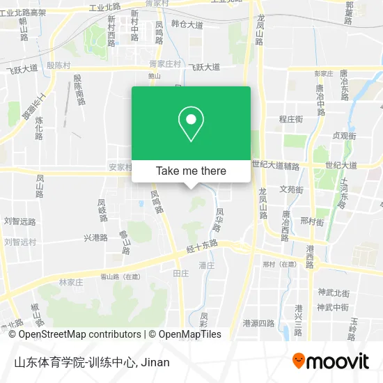 山东体育学院-训练中心 map