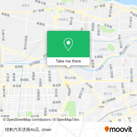 猎豹汽车济南4s店 map