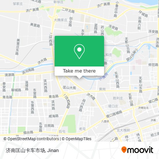 济南匡山卡车市场 map