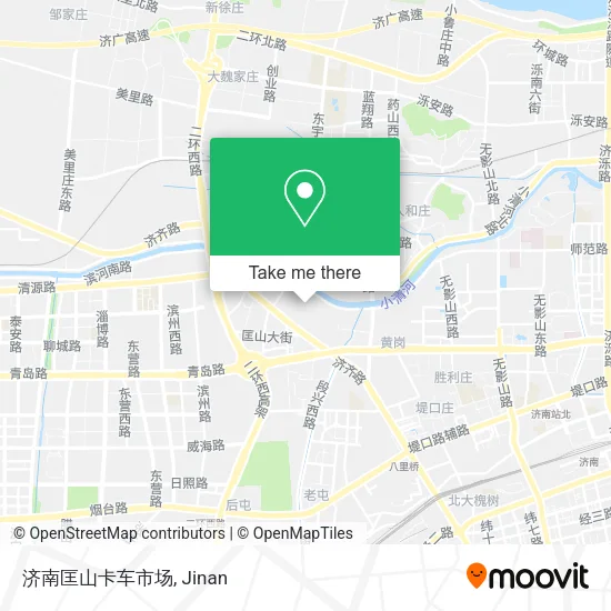 济南匡山卡车市场 map