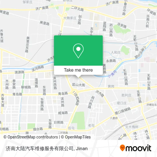 济南大陆汽车维修服务有限公司 map