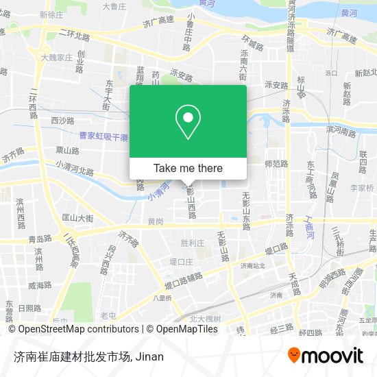 济南崔庙建材批发市场 map