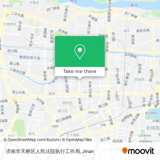 济南市天桥区人民法院执行工作局 map