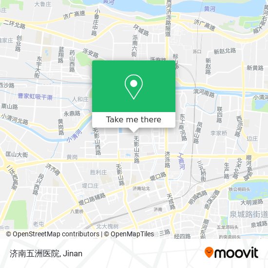 济南五洲医院 map