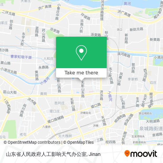 山东省人民政府人工影响天气办公室 map