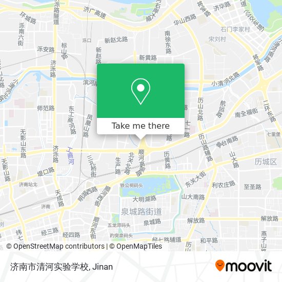 济南市清河实验学校 map