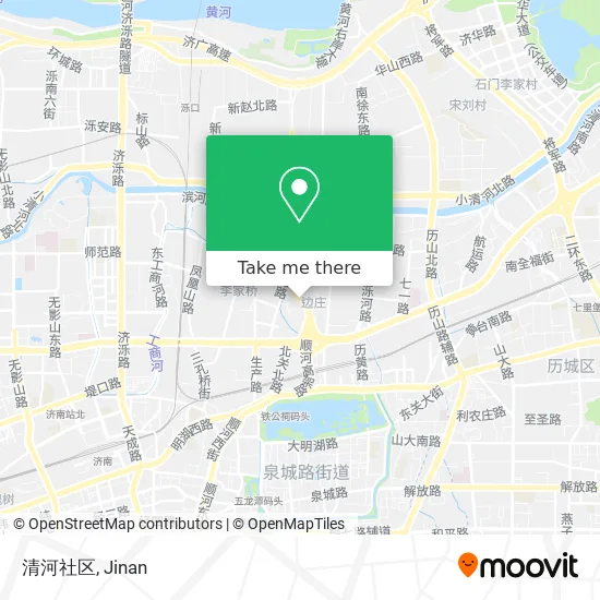 清河社区 map