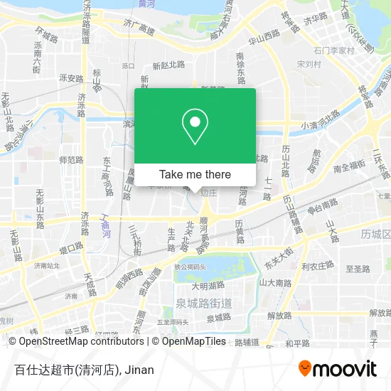 百仕达超市(清河店) map