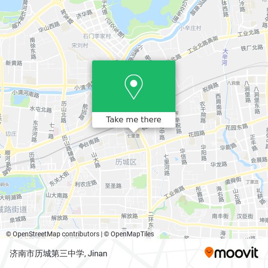 济南市历城第三中学 map