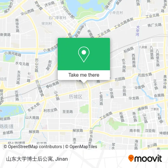 山东大学博士后公寓 map
