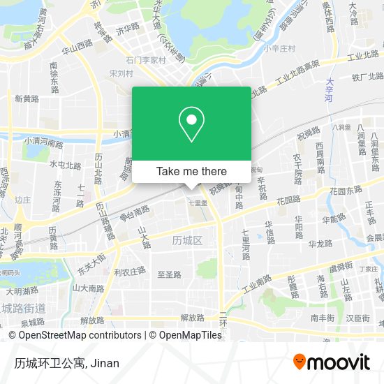 历城环卫公寓 map