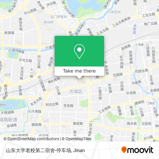 山东大学老校第二宿舍-停车场 map