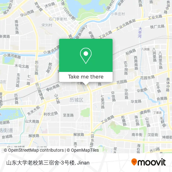 山东大学老校第三宿舍-3号楼 map