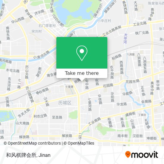 和风棋牌会所 map