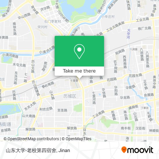 山东大学-老校第四宿舍 map