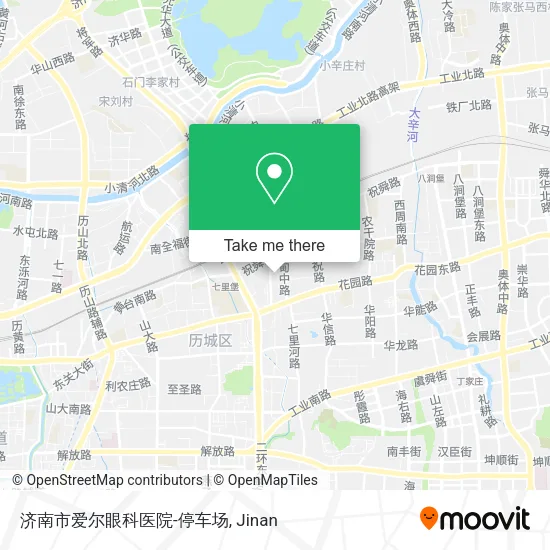 济南市爱尔眼科医院-停车场 map