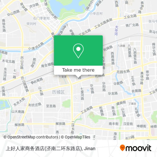 上好人家商务酒店(济南二环东路店) map