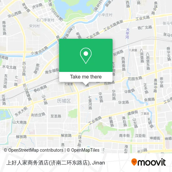 上好人家商务酒店(济南二环东路店) map