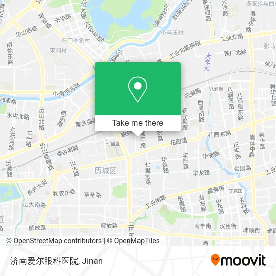 济南爱尔眼科医院 map