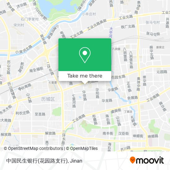 中国民生银行(花园路支行) map