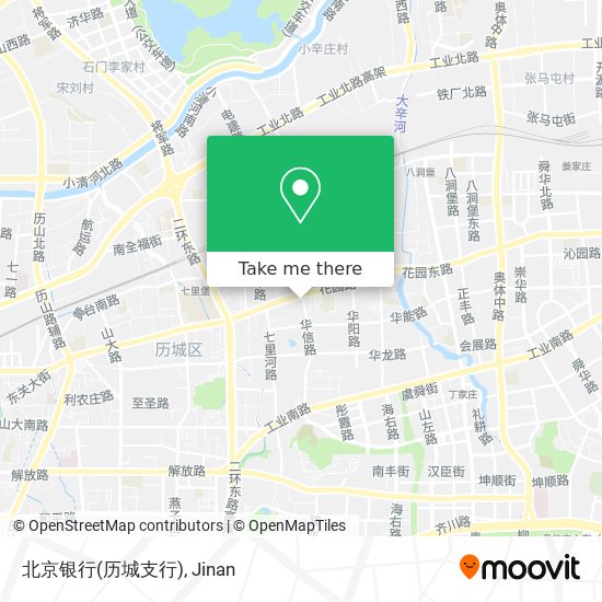 北京银行(历城支行) map