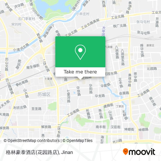 格林豪泰酒店(花园路店) map
