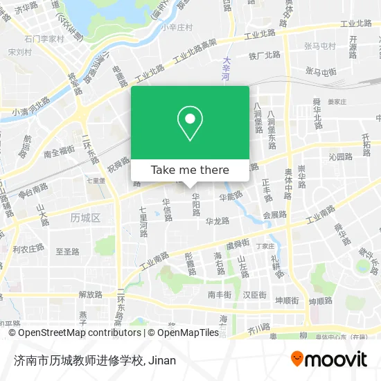 济南市历城教师进修学校 map