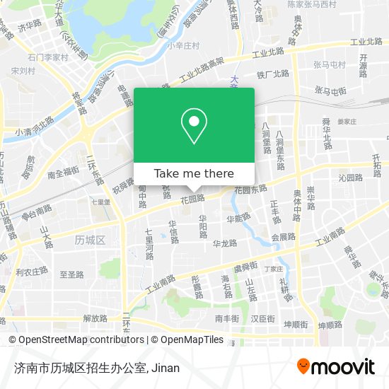 济南市历城区招生办公室 map