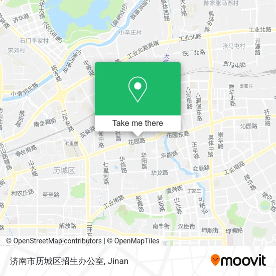 济南市历城区招生办公室 map