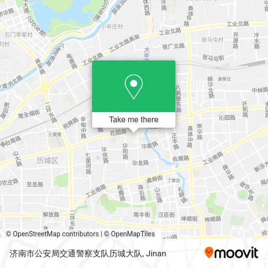 济南市公安局交通警察支队历城大队 map