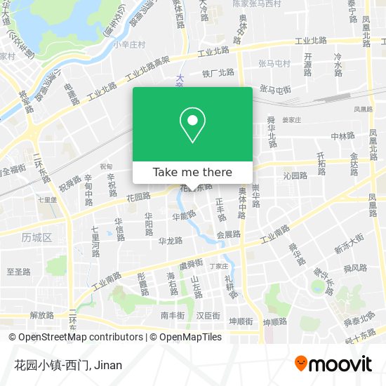 花园小镇-西门 map