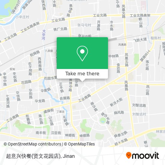 超意兴快餐(贤文花园店) map