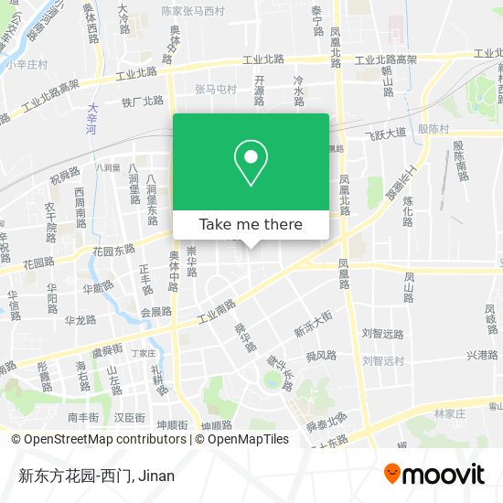 新东方花园-西门 map