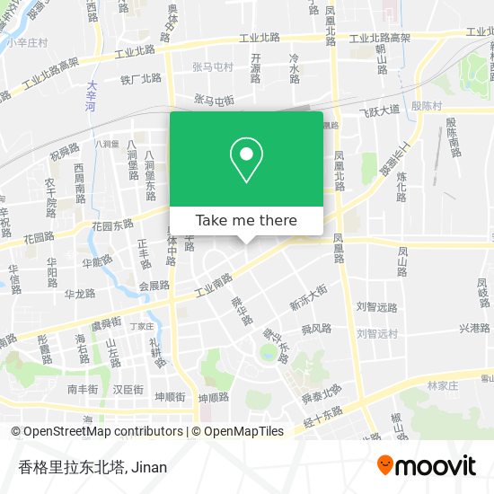 香格里拉东北塔 map
