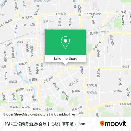 鸿腾三馆商务酒店(会展中心店)-停车场 map