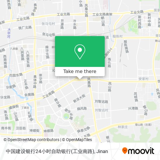 中国建设银行24小时自助银行(工业南路) map