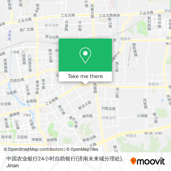中国农业银行24小时自助银行(济南未来城分理处) map