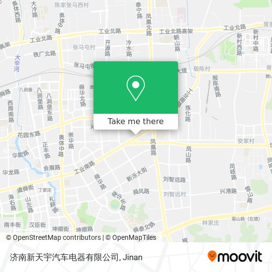 济南新天宇汽车电器有限公司 map