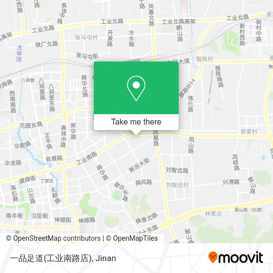 一品足道(工业南路店) map