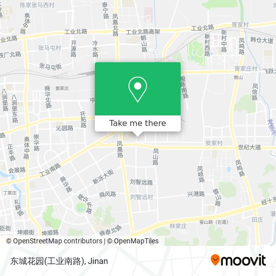 东城花园(工业南路) map