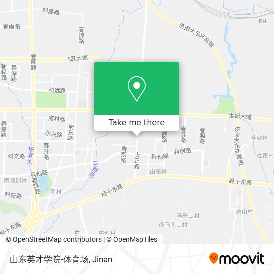 山东英才学院-体育场 map
