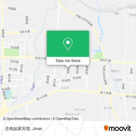 济南如家宾馆 map