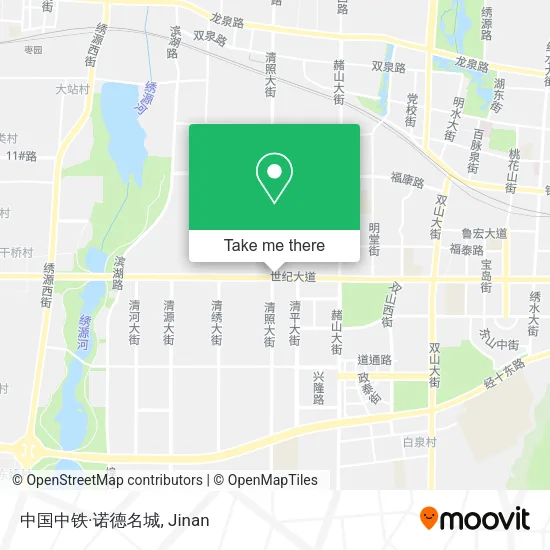 中国中铁·诺德名城 map