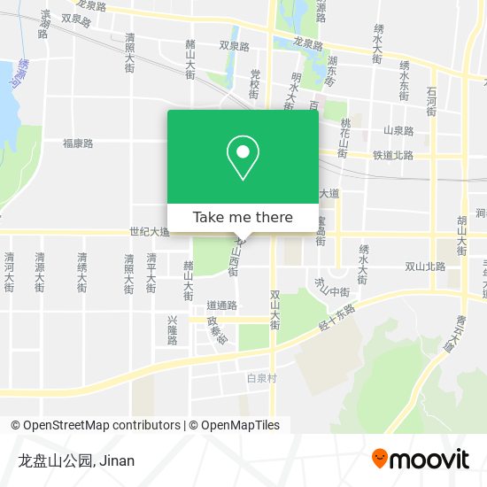 龙盘山公园 map