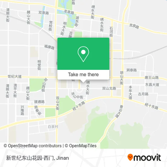 新世纪东山花园-西门 map