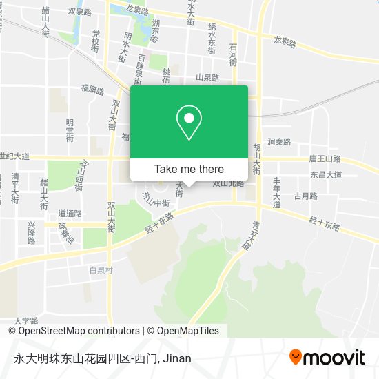 永大明珠东山花园四区-西门 map